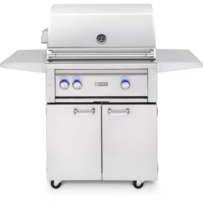 Lynx L30TRF 30-Inch Freestanding Gas Grill With One Infrared Trident Burner And Rotisserie