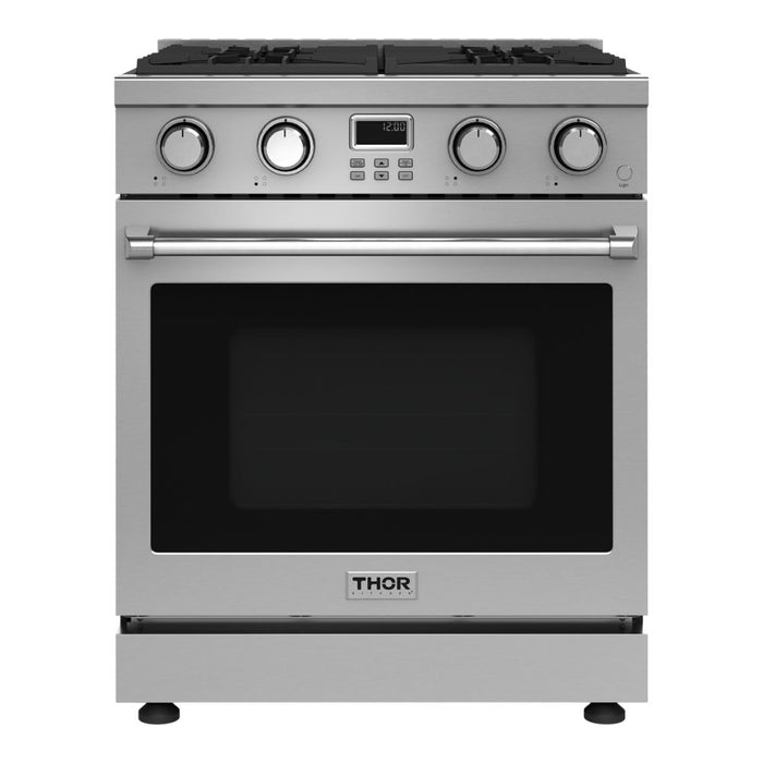 THOR Kitchen 30-Inch Contemporary Professional Stainless Steel Gas Range