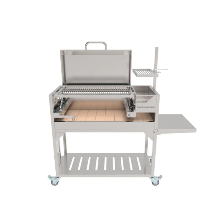 Tagwood BBQ01SS Freestanding Argentine Grill with Lid Stainless Steel