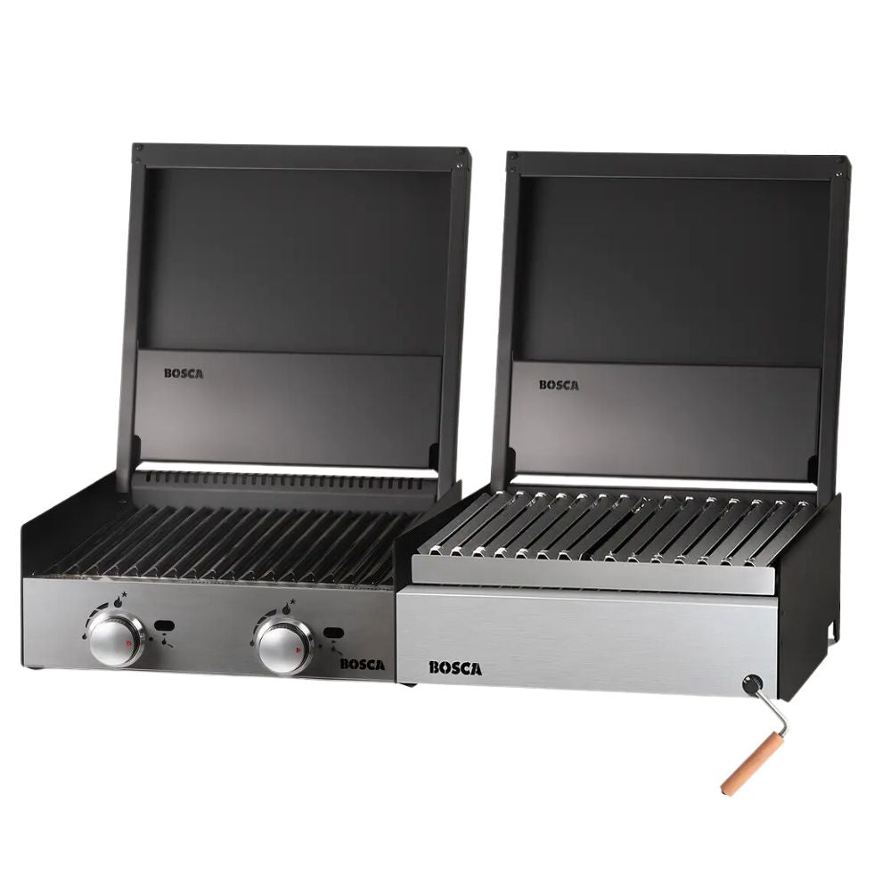 Bosca Charcoal Grill & Block 500 Gas Grill Bundle: The Ultimate Grilling Duo