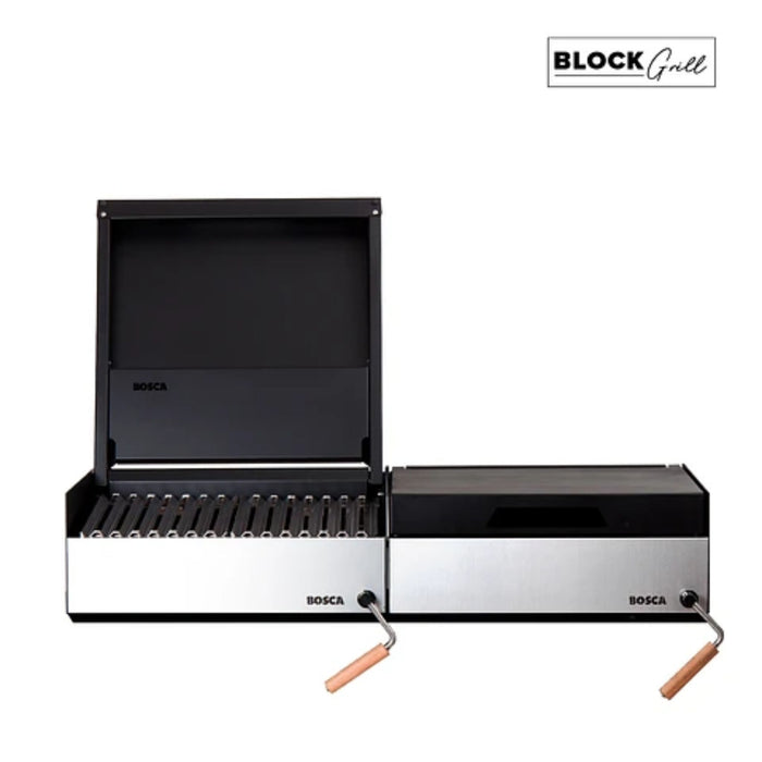 Bosca Pack Block 500 20" + Block 500 20" Built-in Charcoal Grill