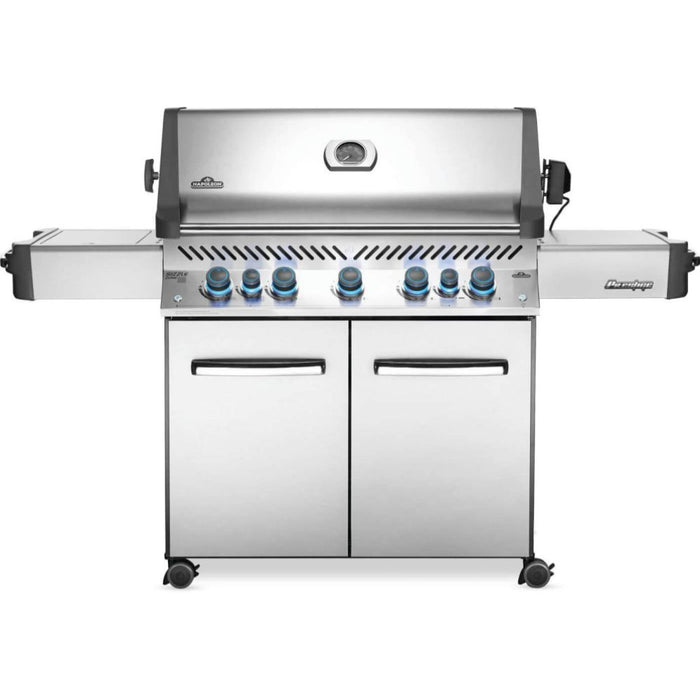Napoleon Prestige® 665 RSIB With Infrared Side and Rear Burners Freestanding Gas Grill