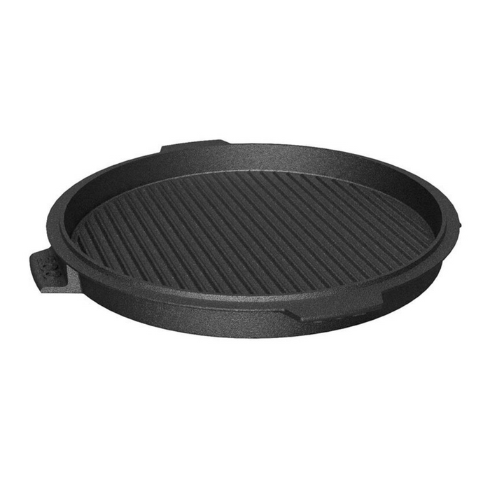 Big Green Egg 120137 10.5-Inch Cast Iron Dual Side Plancha Griddle