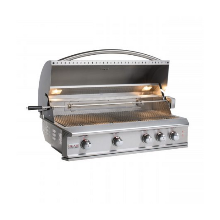 Blaze Professional 44-Inch 4 Burner Built-In Gas Grill With Rear Infrared Burner