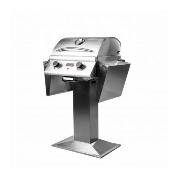 Blaze 21-Inch 1500 Watt Electric Grill On Pedestal With Side Shelves