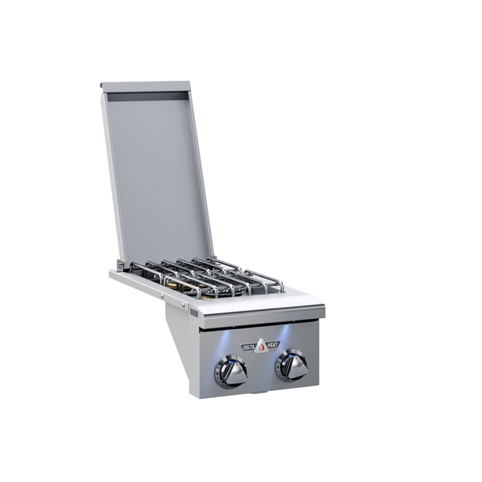 Delta Heat Built-In Double Gas Side Burners