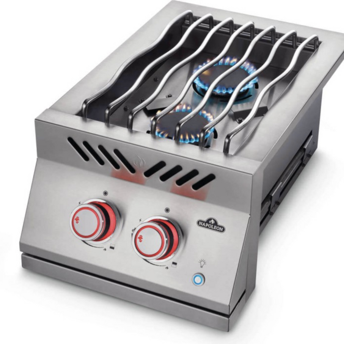 Napoleon Built-In 700 Series Dual Range Top Burner With SS Cover