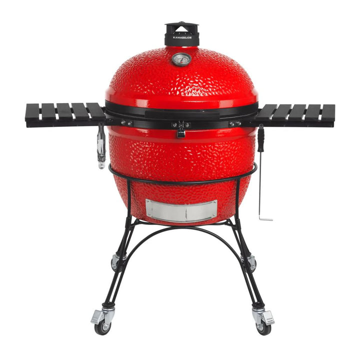 KamadoJoeBigJoeIIFreestanding24-InchCharcoalGrillwGrillGripper_AshTool | Buy at GW STORE