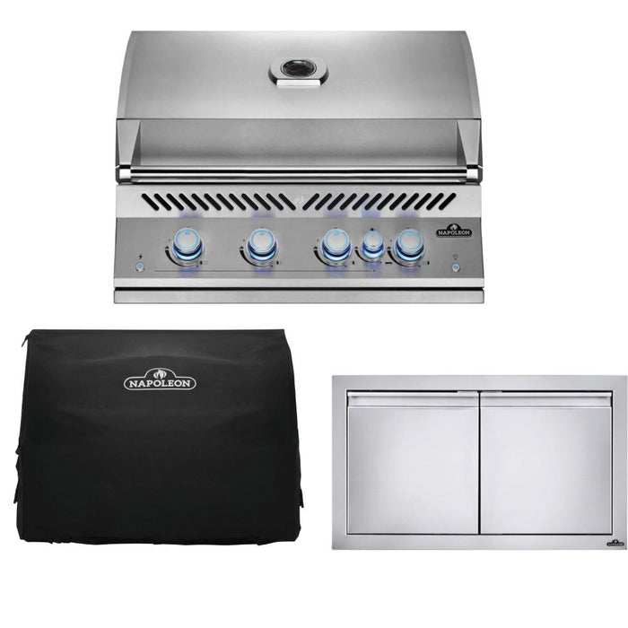 Napoleon Built-in 32-Inch Gas Grill Outdoor Kitchen Package 1