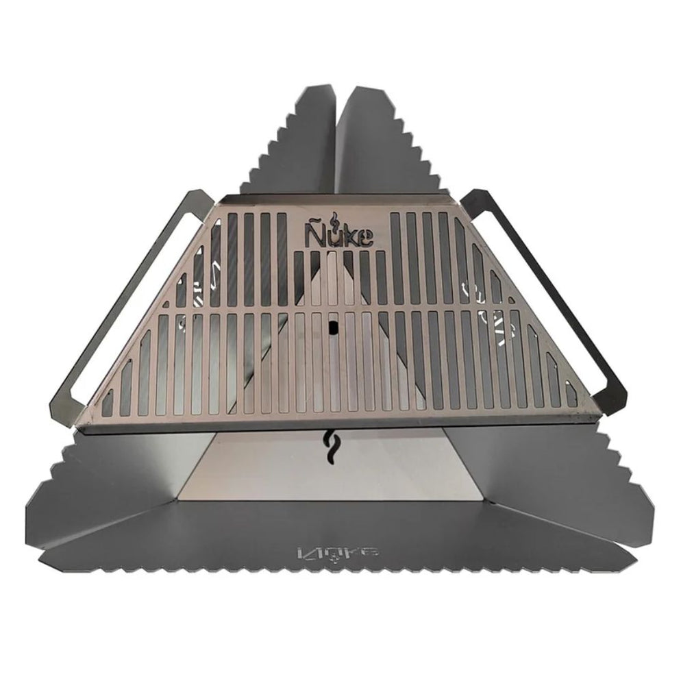 Nuke 500 Fire Pit Grill Folds Flat Firepit & Grill Buy at GW STORE