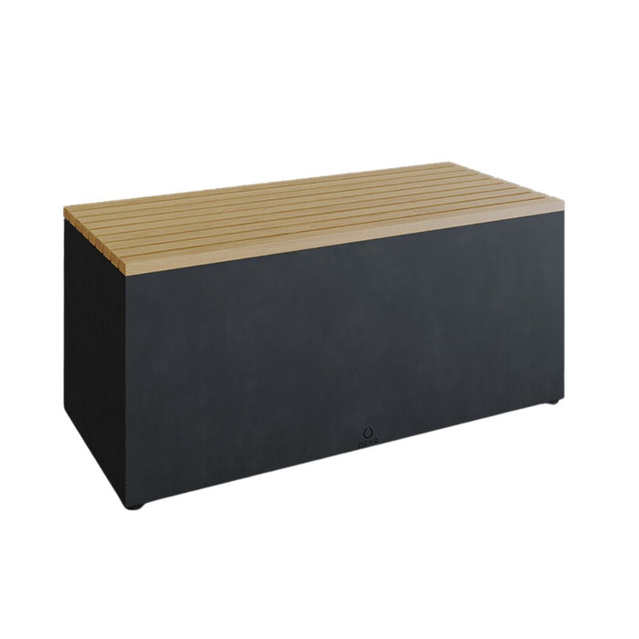 OFYR G-BB Black Coated Steel Garden Bench | Buy at GW STORE