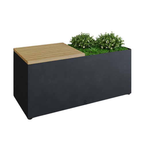 OFYR HG-BB Black Coated Steel Herb Garden Bench | Buy at GW STORE