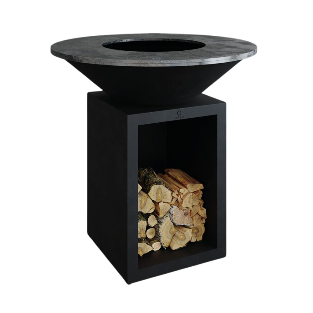 OFYR Classic Black 85 Open Fire Grill w/ Storage Buy at GW STORE — GW