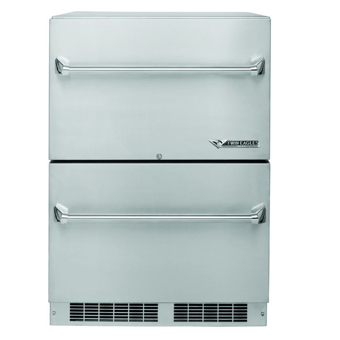 Twin Eagles TERD242-G 24-Inch Two Drawer Refrigerator