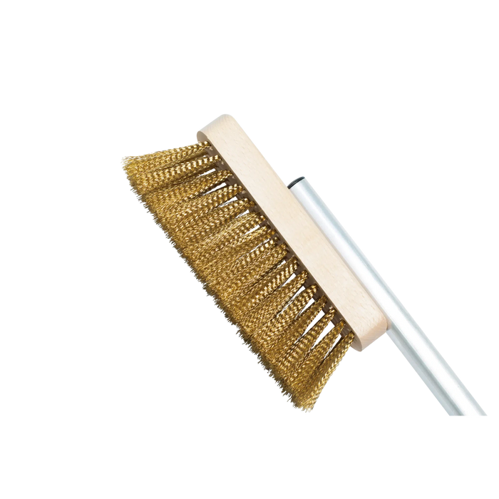 Bull 69570 Short Handled Brass Pizza Oven Brush | GW STORE