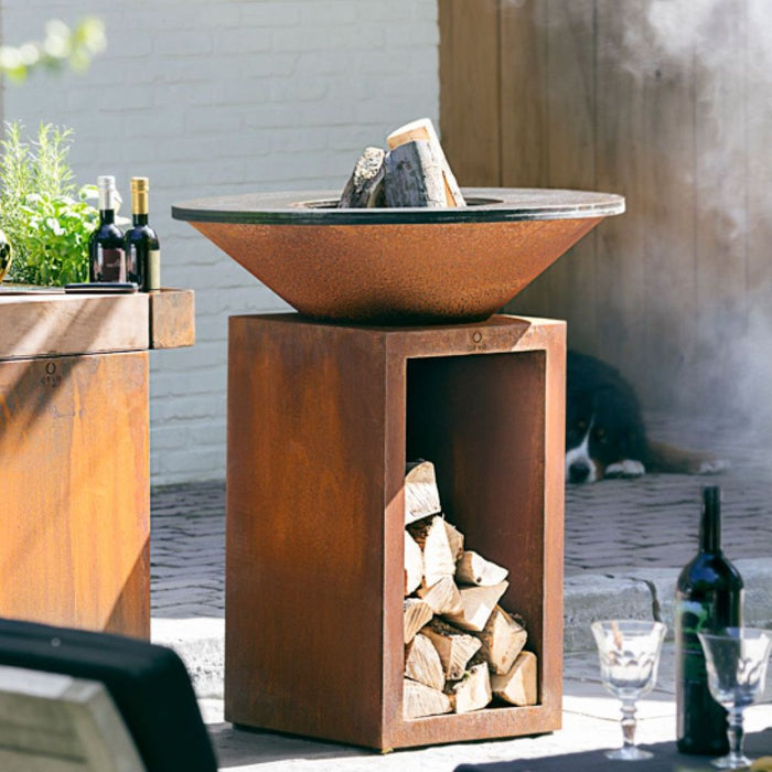 OFYR OCS-85 Classic Storage Corten 85 Open Fire Grill