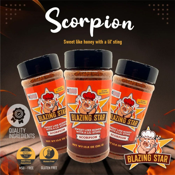 Blazing Star Scorpion Rub & Seasoning