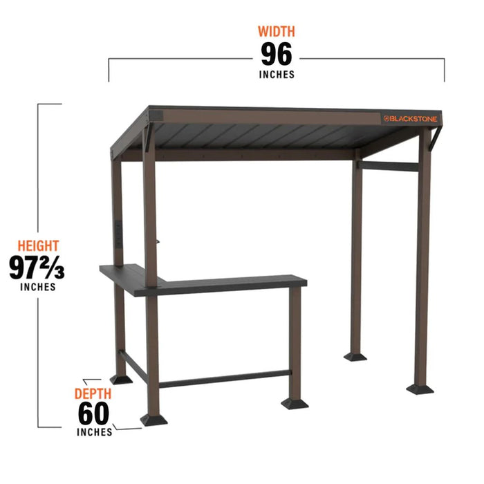 Blackstone 5 x 8-Foot Outdoor Pavilion