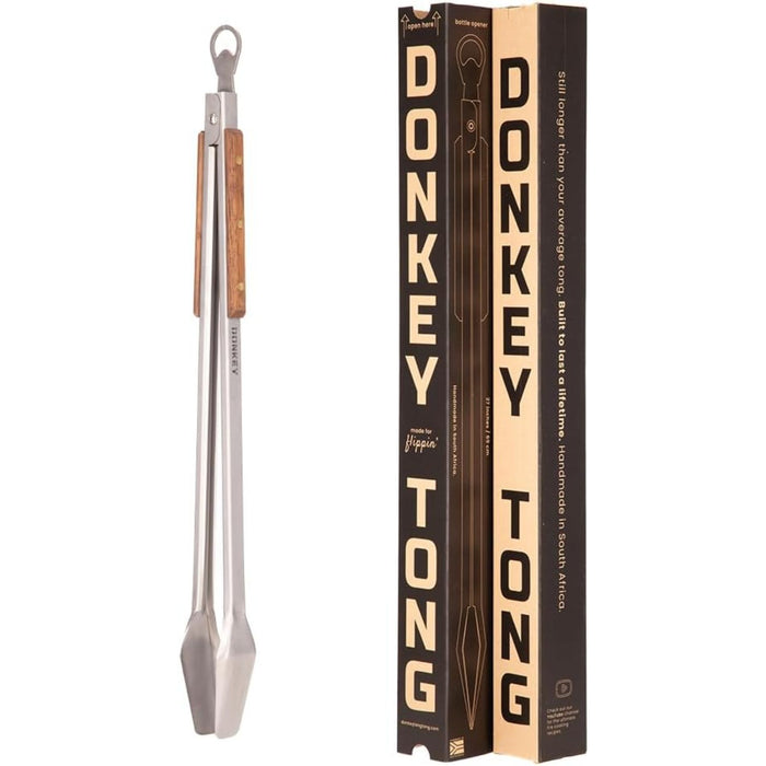 Donkey Tong Long 27-inch Long BBQ Grill Tongs