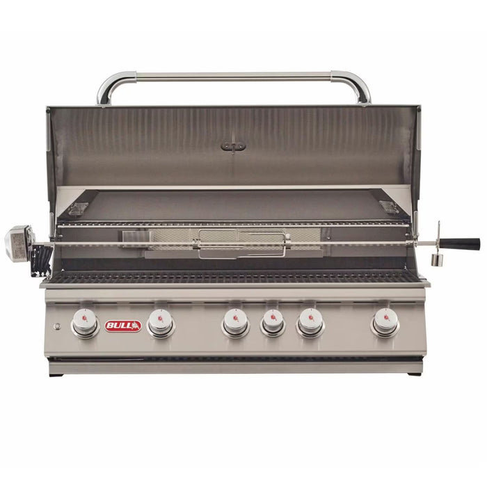 Bull Grills Brahma 38-Inch 5-Burner Built-In Gas Grill w/ Rotisserie