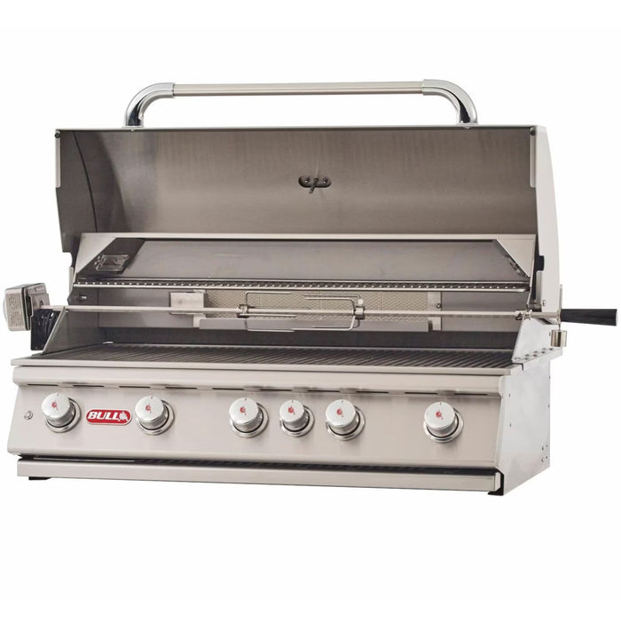 Bull Grills Brahma 38-Inch 5-Burner Built-In Gas Grill w/ Rotisserie