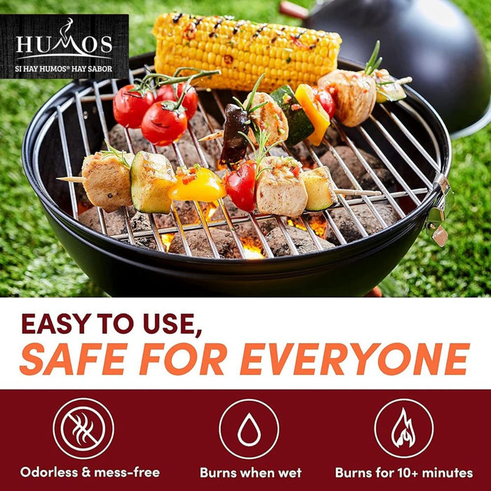 Humos Natural Fire Starter, 48 pcs Pack