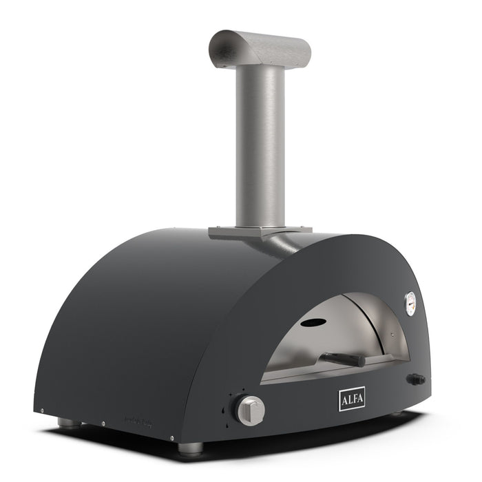 Alfa Moderno Anthracite Grey 2 Pizze Gas Pizza Oven | GW STORE