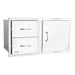 Bull 55890 38-Inch Stainless Steel Access Door & Double Drawer Combo w/ Reveal | Buy at GW STORE