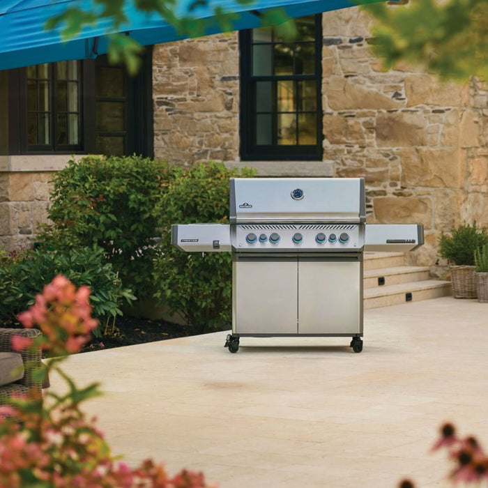 Napoleon New Prestige® 665 RSIB Freestanding Gas Grill w/ Infrared Side and Rear Burner | GW STORE