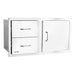 Bull 25890 30-Inch Stainless Steel Access Door & Double Drawer Combo W/ Reveal | Buy at GW STORE