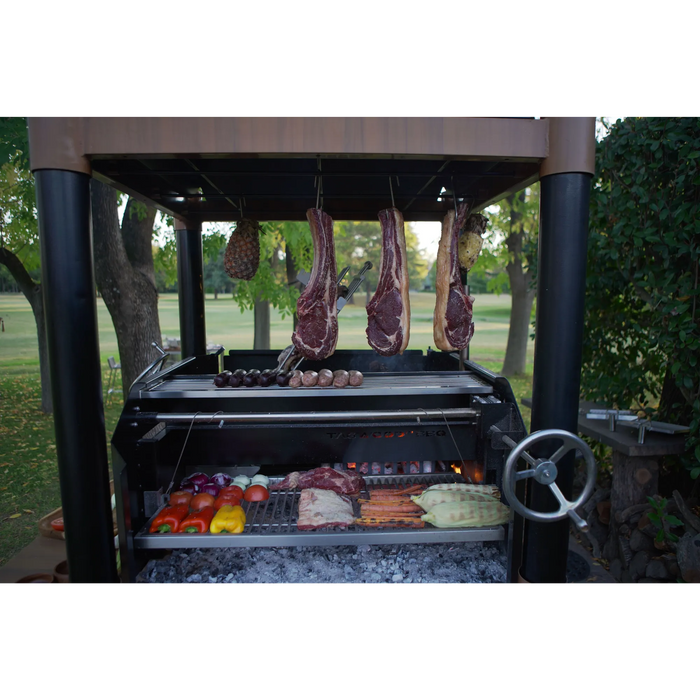 Tagwood BBQ02SI Premium Freestanding Santa Maria Argentine Grill - "The Beast" | GW STORE