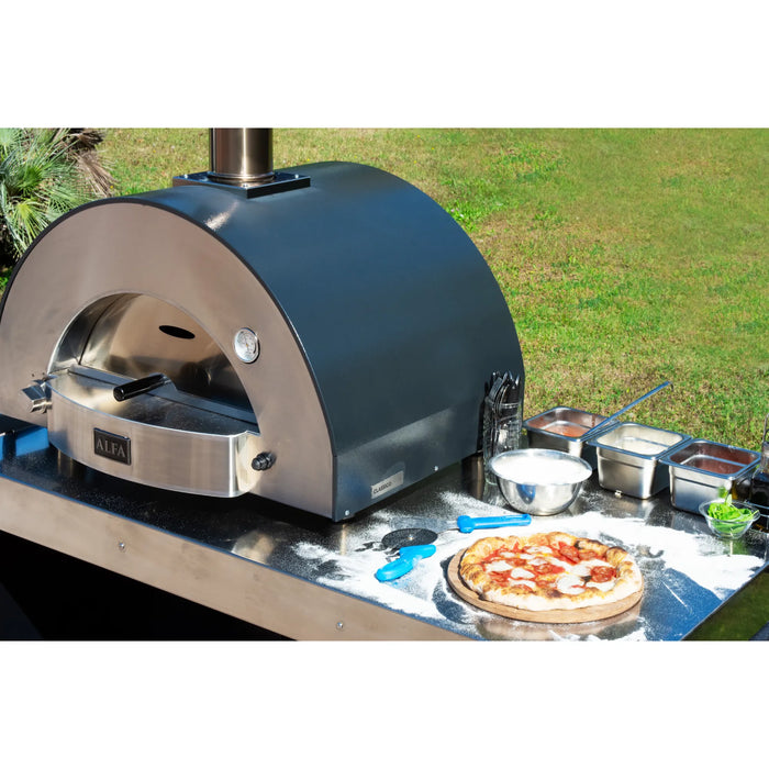 Alfa Classico 2 Pizze Grey Gas Pizza Oven | GW STORE