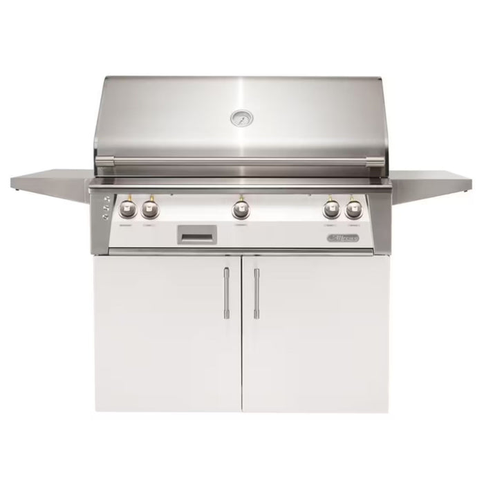 Alfresco 42-Inch Stainless Steel Freestanding Gas Grill w/ Sear Zone & Rotisserie