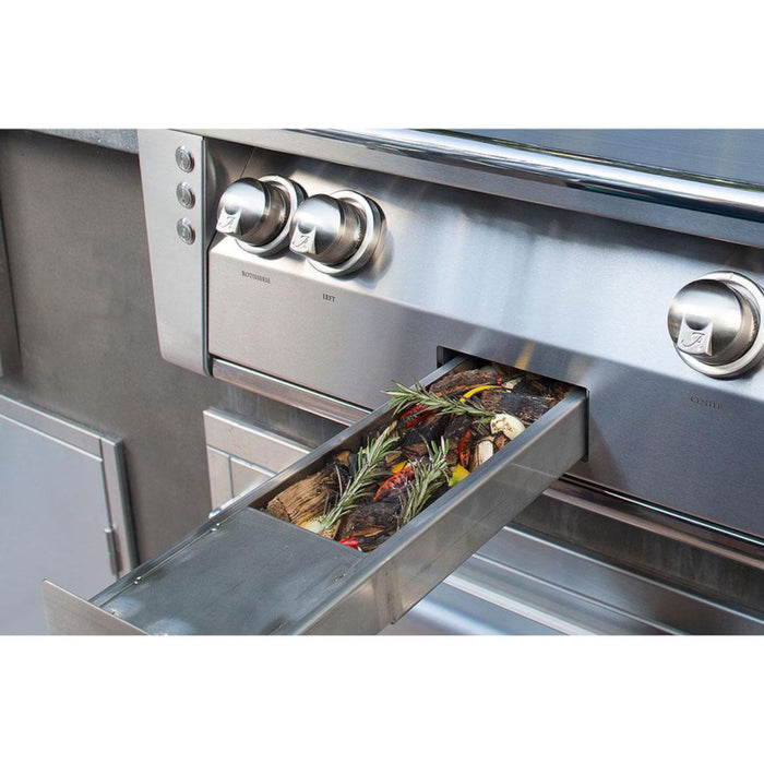 Alfresco 30-Inch Built-in Stainless Steel Gas Grill w/ Rotisserie | GW STORE