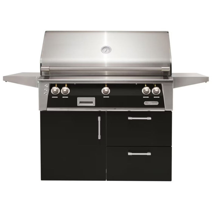 Alfresco Deluxe 42-Inch Stainless Steel Freestanding Gas Grill w/ Rotisserie