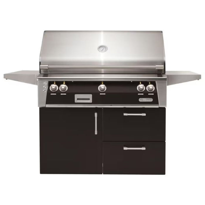 Alfresco Deluxe 42-Inch Stainless Steel Freestanding Gas Grill w/ Rotisserie