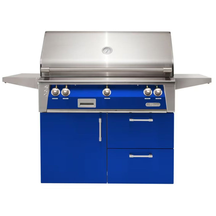 Alfresco Deluxe 42-Inch Stainless Steel Freestanding Gas Grill w/ Rotisserie