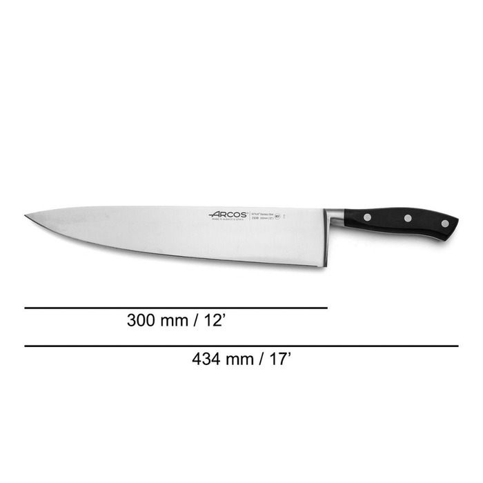 Arcos Riviera Series 12" Chef’s Knife