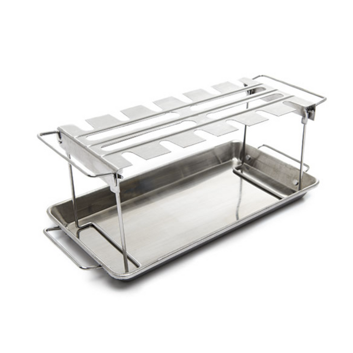 Broil King 64152 Stainless Steel Wing Rack and Pan