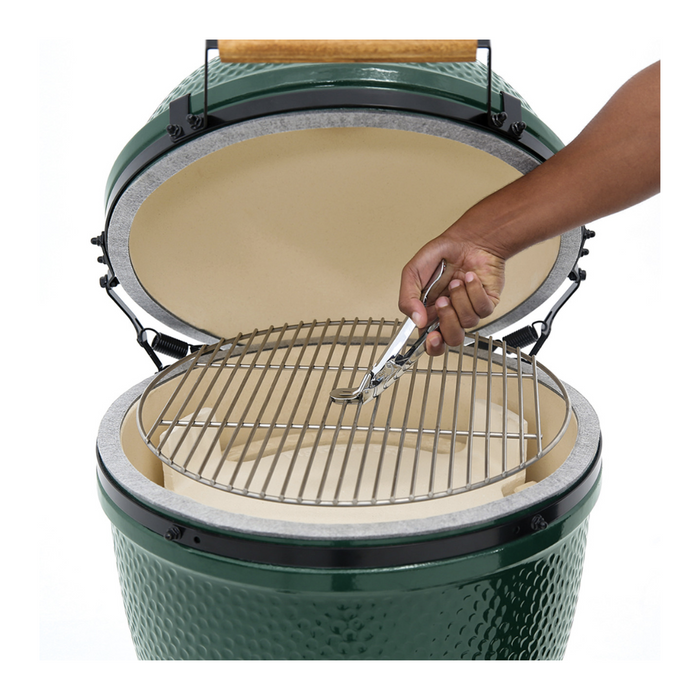 Big Green Egg Large Charcoal Grill in intEGGrated Nest & Handler Package