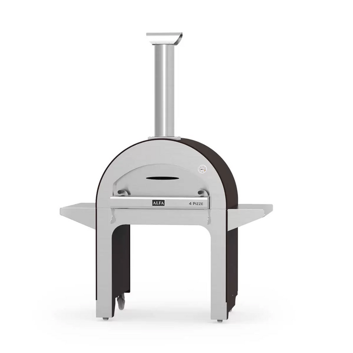 Alfa 4 Pizze 31-Inch Wood Oven with Base