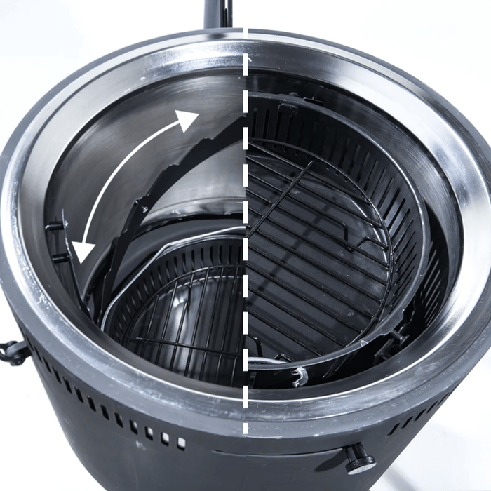 Burch Barrel Freestanding Charcoal Grill