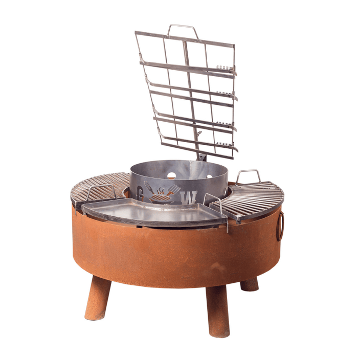 FIREPIT 37'' COMPLETE EDITION OPEN FIRE GRILL FOR BBQ GW STORE